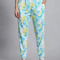 Women's Casual Tie Dye Print Night Suit