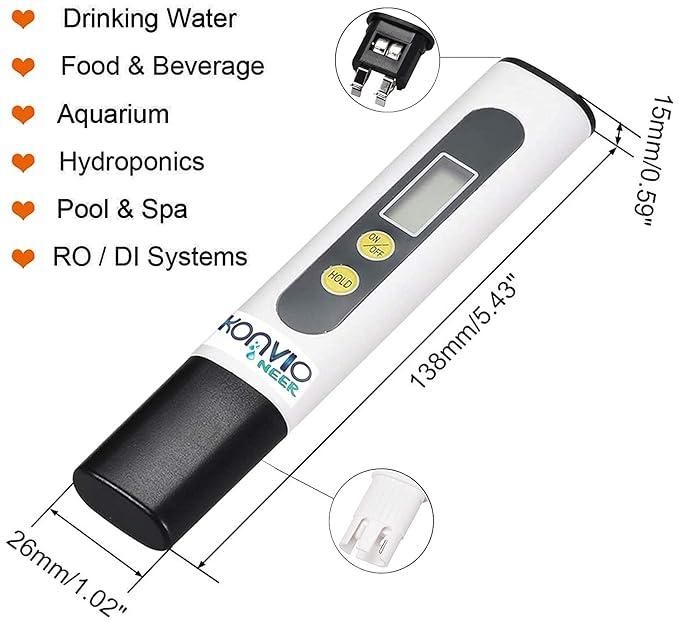 Water TDS Meter Tester