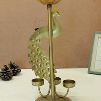Crafted Peacock Tealight Holder