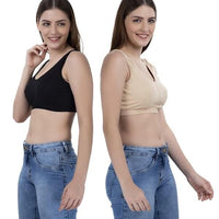 Womens Multicolor Air Bra (Pack of 3)