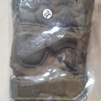 Non-Slip Half Finger Rubber Knuckle Motorcycle Gloves