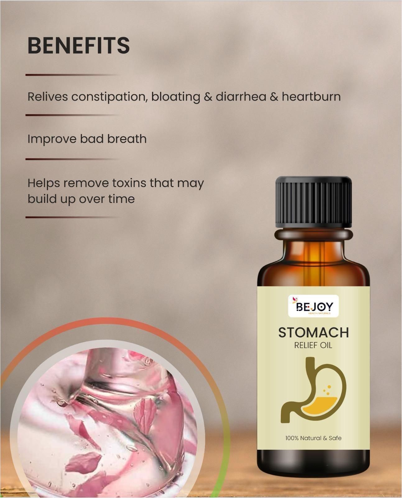 Stomach Relief Oil 30 ml (Pack of 2)