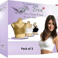 Women's Multicolor Air Bra Pack Of 3 Free Size